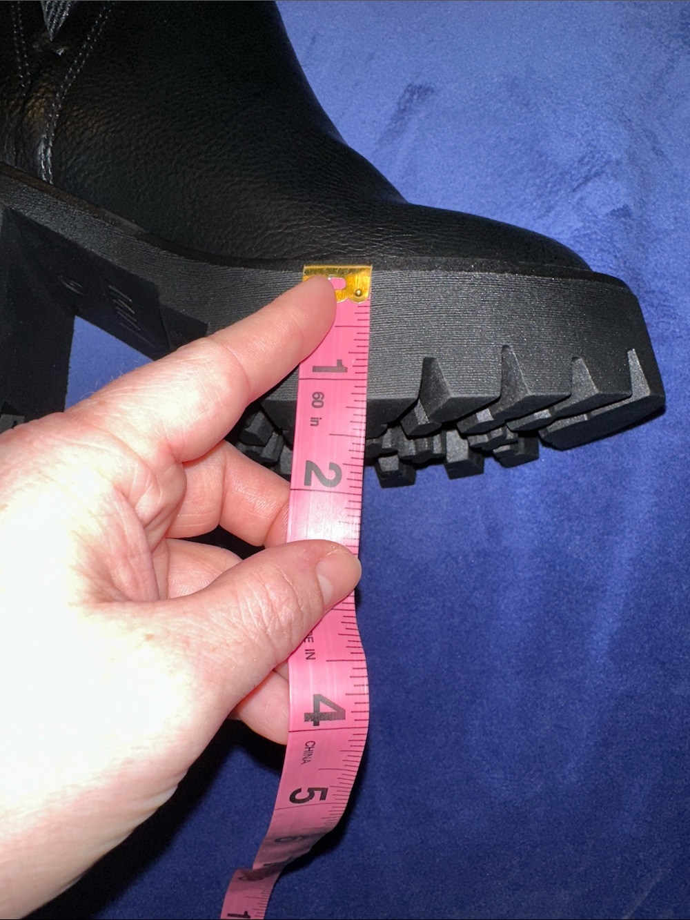 MIA Black Chunky Lug Chelsea Booties - Picture 8 of 8